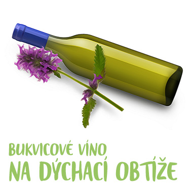 Bukvicové víno na dýchací obtíže