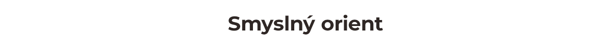 Smyslný Orient