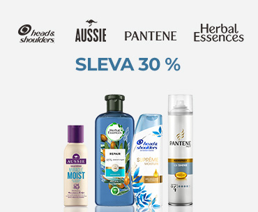Herbal Essences, H&S, Aussie a Pantene sleva 30%