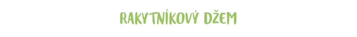 Rakytníkový džem - recept Rakytníkový džem - recept