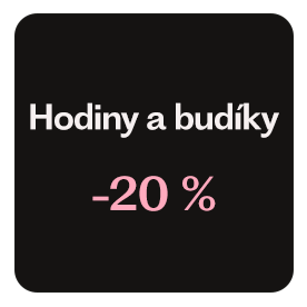 Hodiny a budíky -20 %