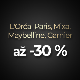 Loreal Paris, Garnier, Maybelline, Mixa  - sleva až -30 %	