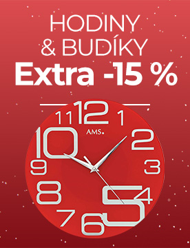 Hodiny & budíky se slevou 15 %