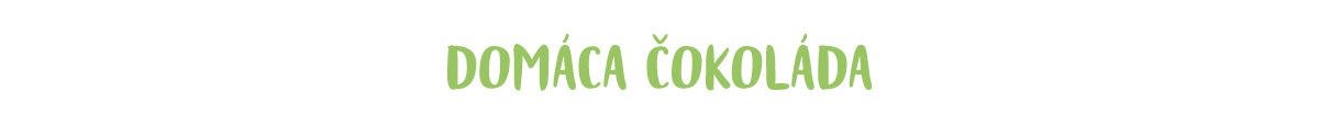 Domáca čokoláda - recept