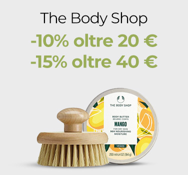 The Body Shop | -10 % oltre 20 €, -15 % oltre 40 €