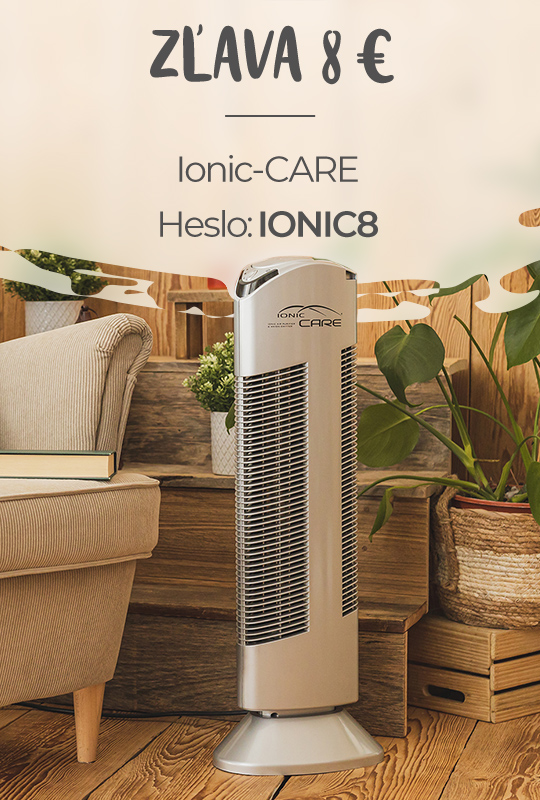 Zľava na čističky vzduchu Ionic-CARE