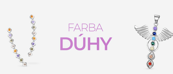 Šperky - dúhová viacfarebná