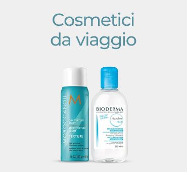 Cosmesi da viaggio