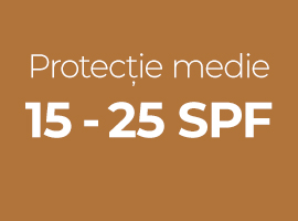 Protecție medie: 15-25 SPF