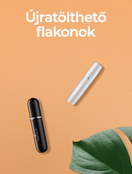 Újratölthető flakonok