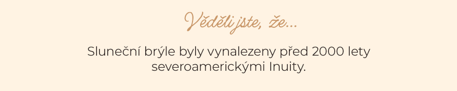 Sluneční brýle byly vynalezeny před 2000 lety!