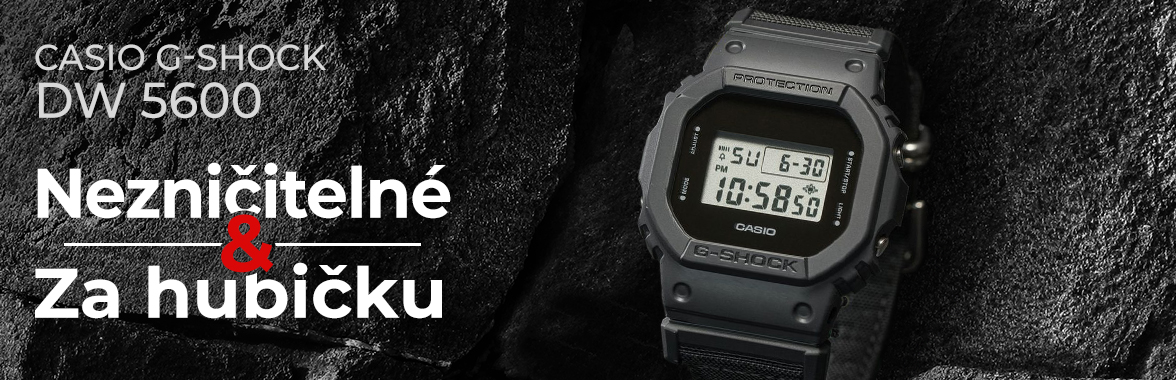 Casio G-Shock: Nezničitelné a za hubičku