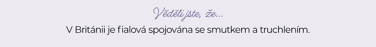 Ve Velké Británii se truchlí fialově