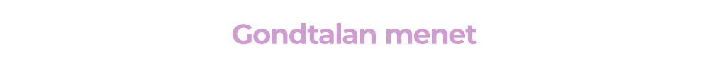 Gondtalan menet