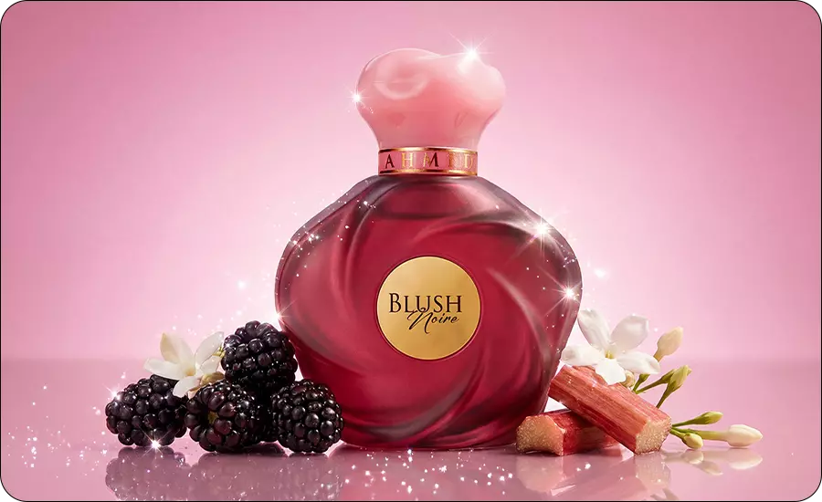 Objav parfum Ahmed Al Maghribi Blush Noir, v ktorom nájdeš ostružinu, svieže jablko a zmyselnú šalviu.