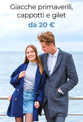 Giacche primaverili, cappotti e gilet da 20 €
