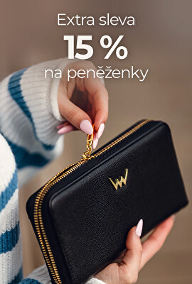 EXTRA sleva 15 % na peněženky