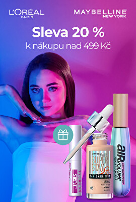 Dekorativní kosmetika L'Oréal Paris, Maybelline -20 % + dárek nad 499 Kč