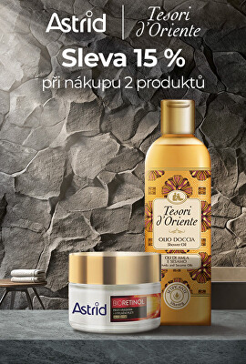 Astrid + Tesori d'Oriente - Sleva 15 % při nákupu 2 produktů