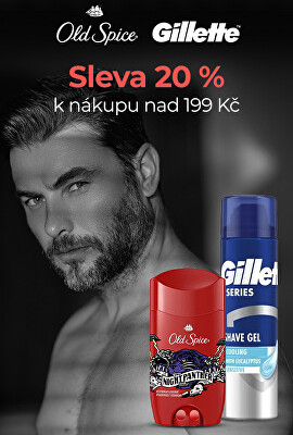 Gillette + Old Spice -20 % při nákupu nad 199 Kč