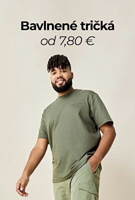 Bavlnené tričká od 7,80 €
