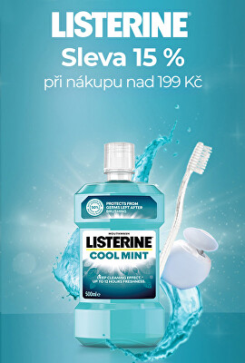 Listerine -15 % nad 199 Kč