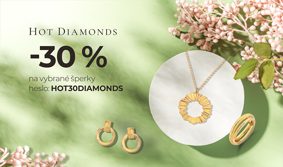 HOT DIAMONDS | Sleva 30 % na vybrané šperky