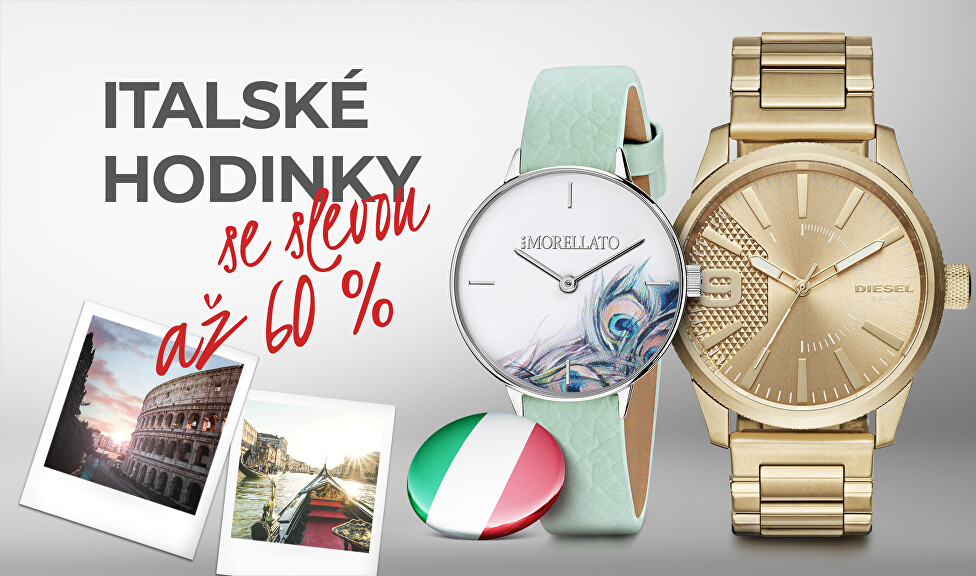 Italské hodinky se slevou až 60 %
