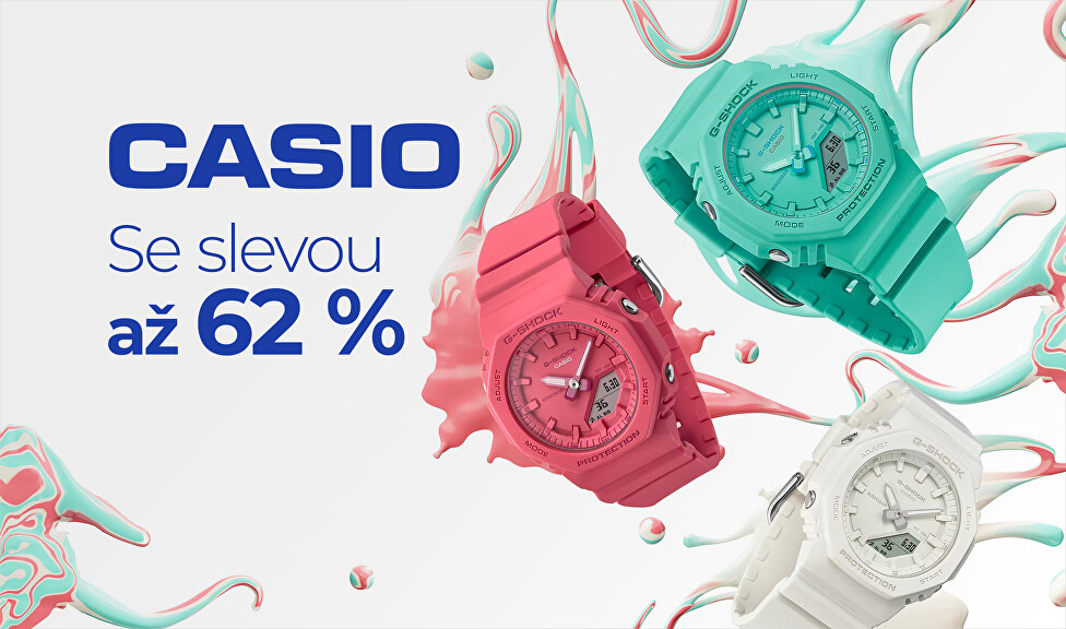Hodinky Casio se slevou až -61 %