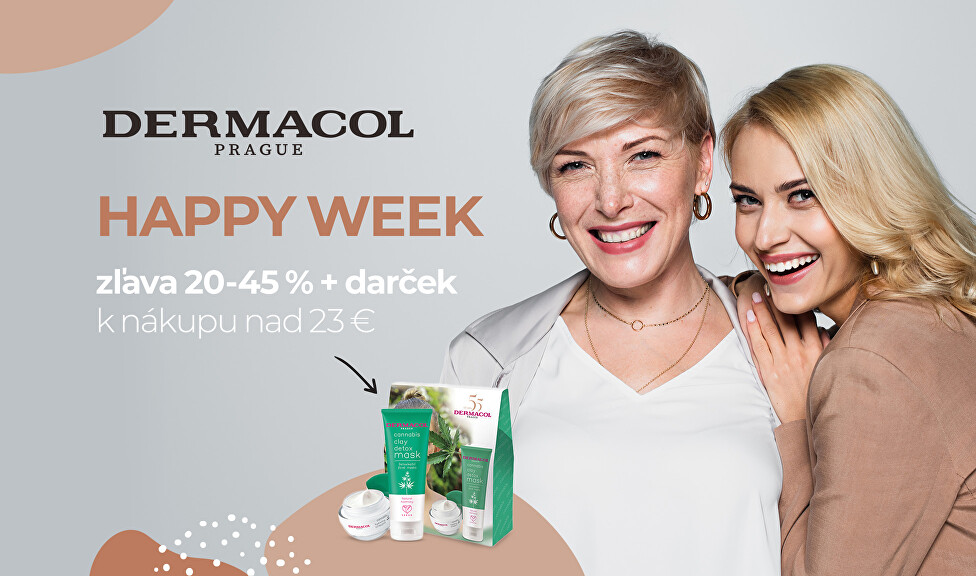 Dermacol Happy Week: sleva 20-60 % + dárek k nákupu nad 23 €, 115 lei, 8 990 HUF