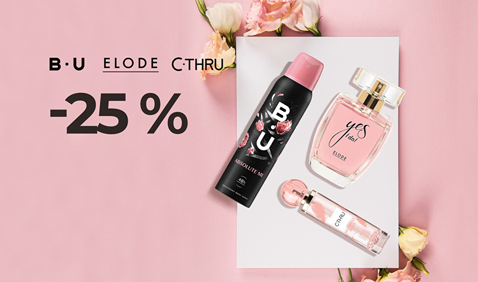 Sleva 25 % na vybrané parfémy