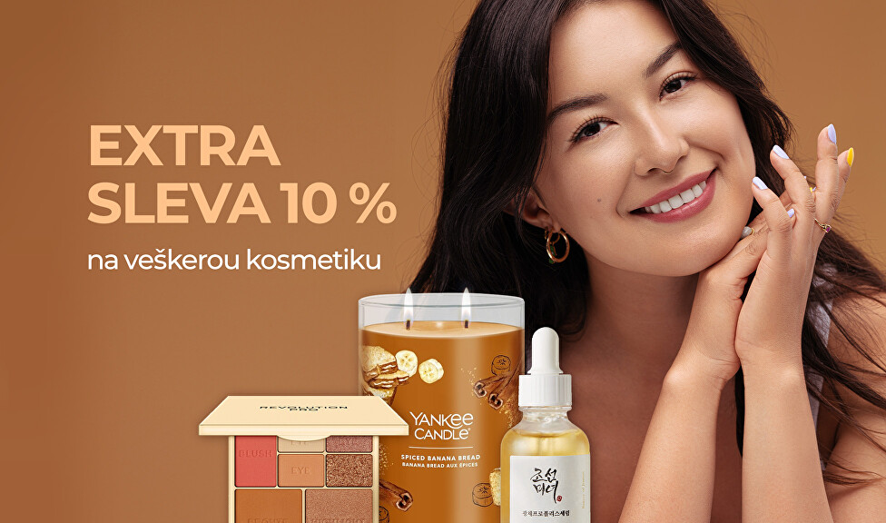 Extra sleva 10 % na kosmetiku