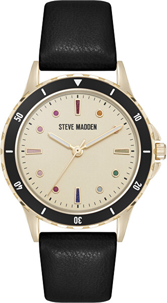 Steve Madden Steve Madden Analógové hodinky SM-8174BKGP