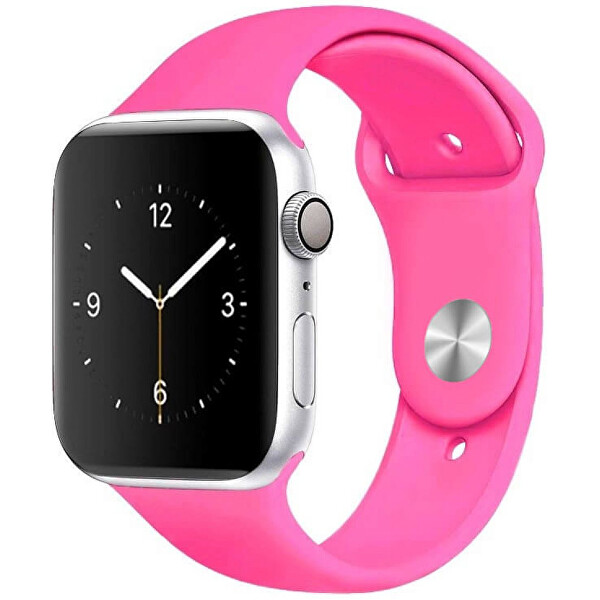 4wrist Silikonový řemínek pro Apple Watch - Barbie růžová 42/44/45 mm - S/M