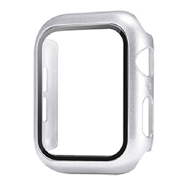 4wrist Pouzdro s temperovaným sklem pro Apple Watch - 40 mm Silver