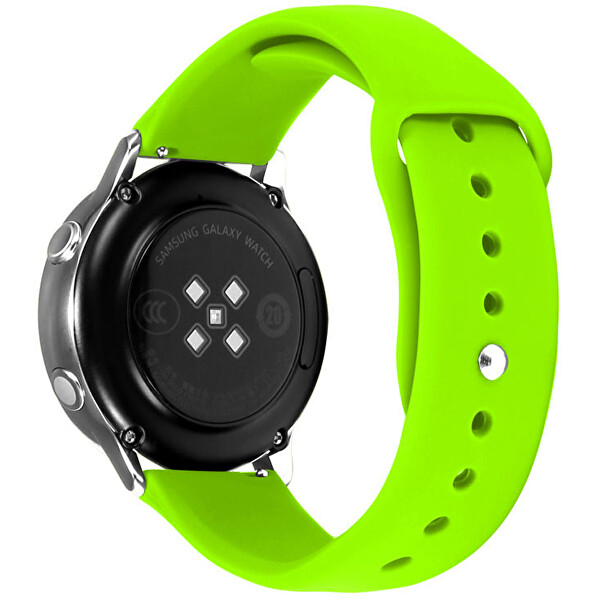 4wrist Silikonový řemínek pro Samsung Galaxy Watch - Green 20 mm