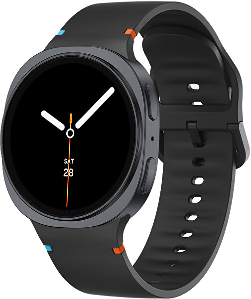 4wrist 4wrist Curea din silicon pentru Samsung Galaxy Watch8 – Negru