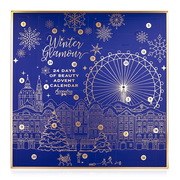 Accentra Accentra Adventný kalendár Winter Glamour Blue