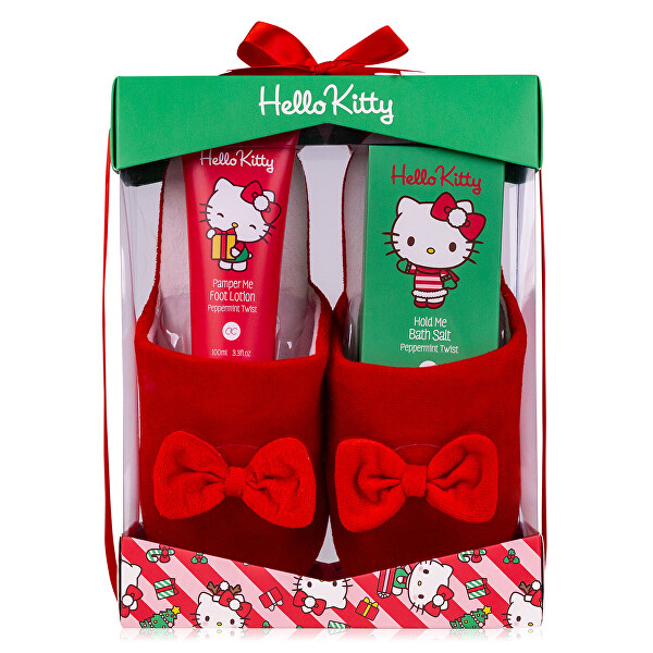 Accentra Set cadou pentru îngrijirea picioarelor cu papuci Hello Kitty