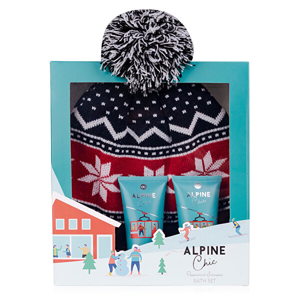 Accentra Set cadou pentru îngrijirea corpului cu căciulă Alpine Chic