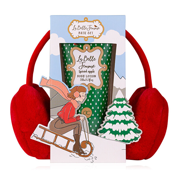 Accentra Set cadou pentru îngrijirea corpului cu clapete pentru urechi La Belle Femme Noel