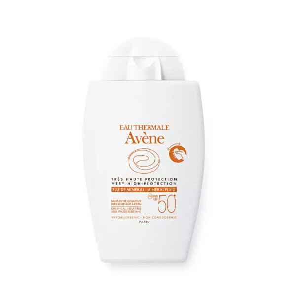 Avène Minerálny fluid na opaľovanie SPF 50+ Mineral Fluid 40 ml