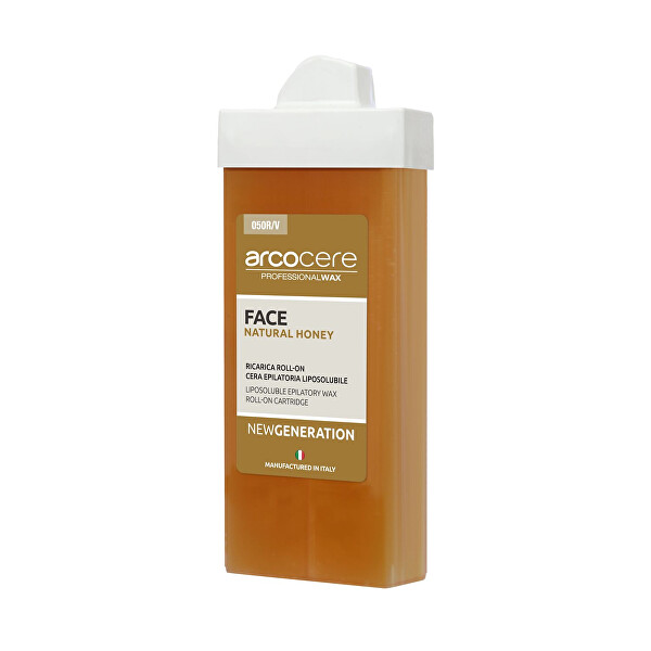Arcocere Epilační vosk na obličej Professional Wax Face Natural Honey (Roll-On Cartidge) 100 ml