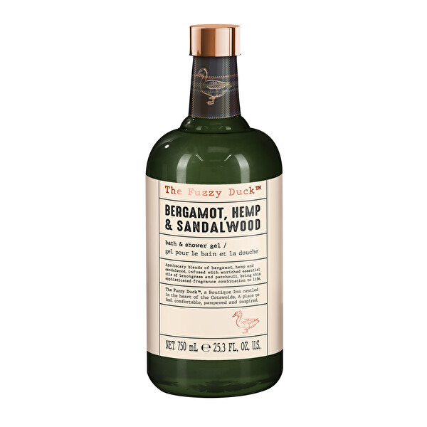Baylis & Harding Baylis & Harding Gel de duș pentru bărbați Bergamot, Hemp & Sandalwood 750 ml