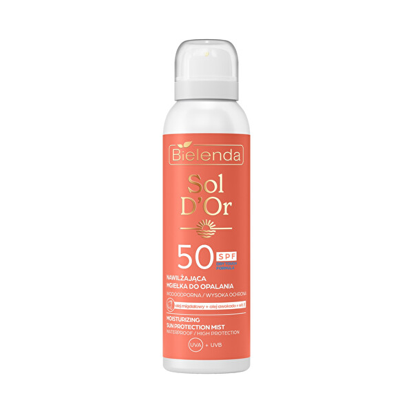 Bielenda SPF 50 napozó spray Moisturizing Sun Protection Mist 100 ml