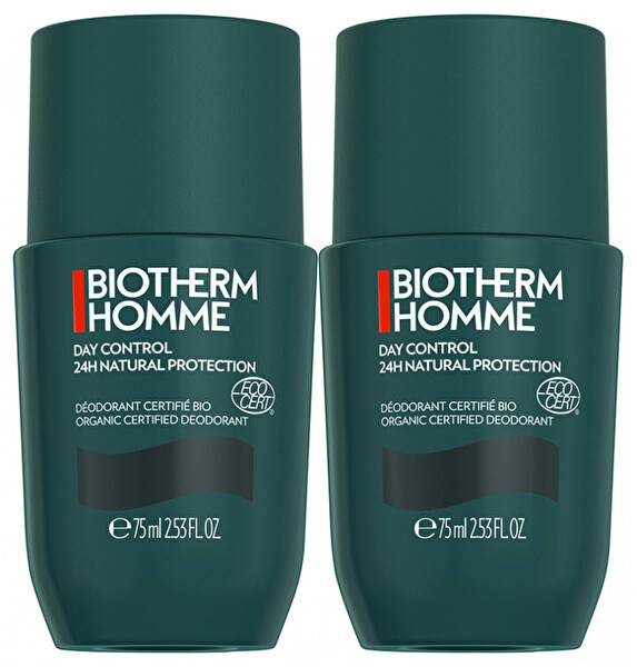 Biotherm Biotherm Súprava guličkových dezodorantov Homme Day Control Natural Protect