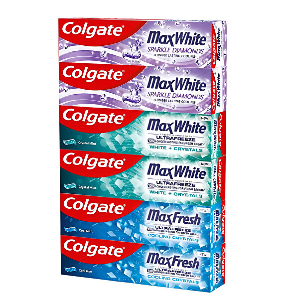Colgate Colgate Zubná pasta Max Mix 6 x 75 ml