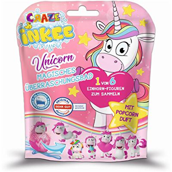 INKEE INKEE Šumivá bomba do kúpeľa Unicorn Inkee Surprise 1 ks