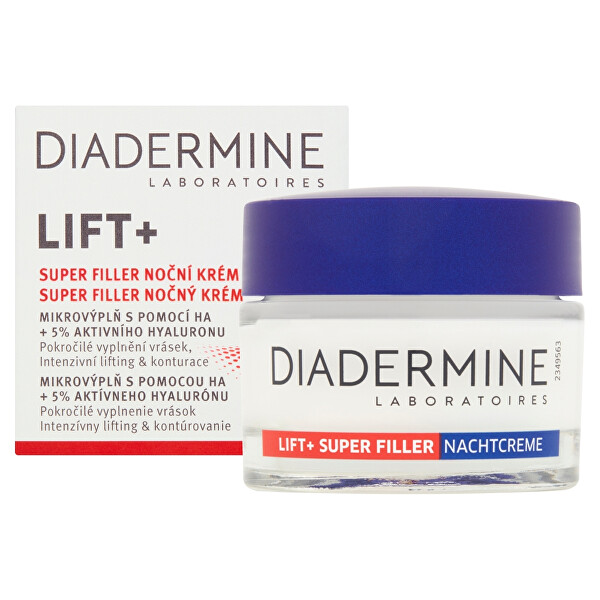Diadermine Noční krém pro vyplnění vrásek Lift+ Super Filler 50 ml
