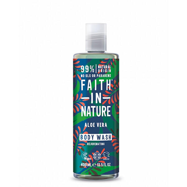 Faith in Nature Omlazující přírodní sprchový gel Aloe vera (Body Wash) 400 ml